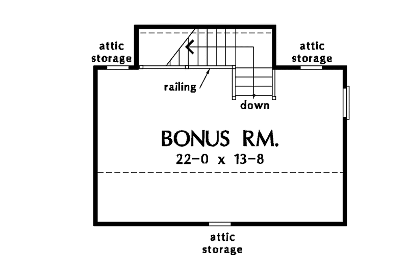 Home Plan - Floor Plan - Other Floor for Country House Plan #929-615 - 4 bed, 3 bath