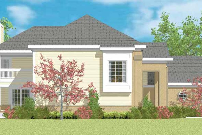 Dream House Plan - Exterior - Other Elevation 1 for Traditional House Plan #72-1095 - 2 bed, 2.5 bath