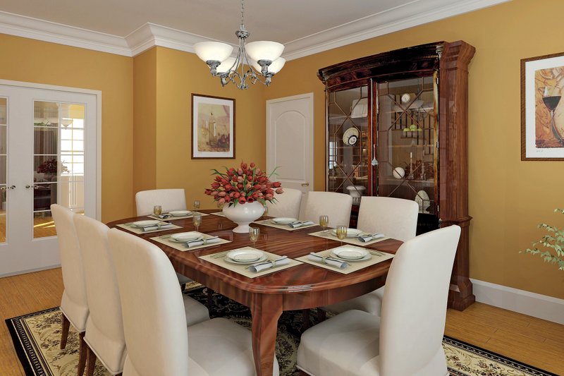 House Plan Design - Interior - Dining Room 2 for Country House Plan #929-18 - 4 bed, 3.5 bath