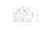 Modern Style House Plan - 4 Beds 4 Baths 2869 Sq/Ft Plan #902-3 