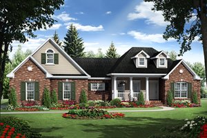 Traditional, Front Elevation