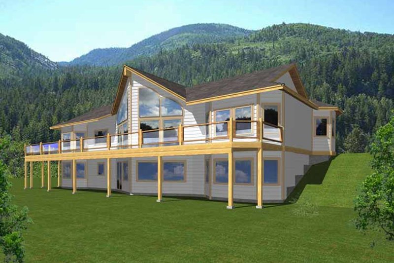 Architectural House Design - European Exterior - Front Elevation Plan #1037-39