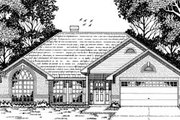 Traditional Style House Plan - 3 Beds 2 Baths 1299 Sq/Ft Plan #42-150 
