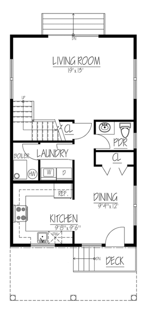 Dream House Plan - Traditional Floor Plan - Main Floor Plan #1061-33