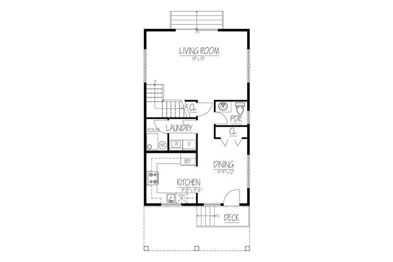 Dream House Plan - Floor Plan - Main Floor for Traditional House Plan #1061-33 - 3 bed, 2.5 bath