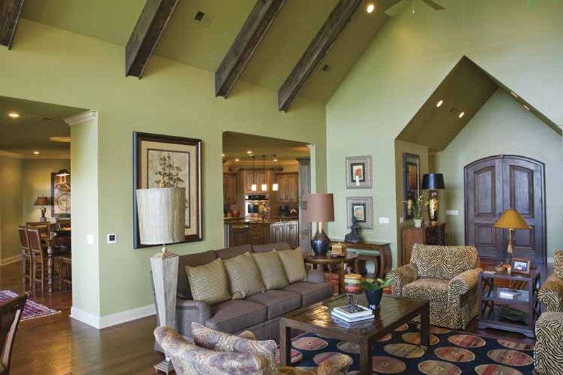 Architectural House Design - Interior - Family Room 1 for Traditional House Plan #17-3302 - 4 bed, 4.5 bath