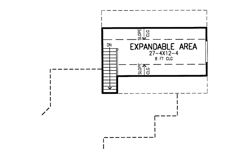 Dream House Plan - Floor Plan - Upper Floor for Ranch House Plan #952-223 - 4 bed, 2.5 bath