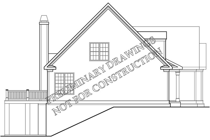 Home Plan - Exterior - Other Elevation 1 for Colonial House Plan #927-973 - 3 bed, 2.5 bath