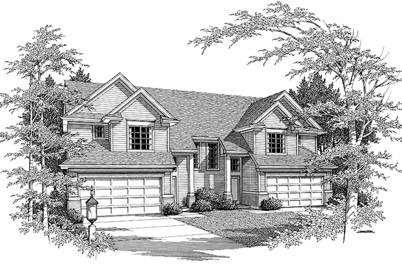 Architectural House Design - Traditional Exterior - Front Elevation Plan #48-757