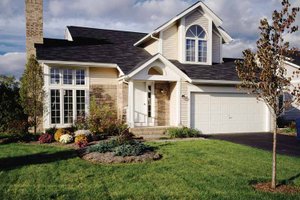 Country Exterior - Front Elevation Plan #60-1041