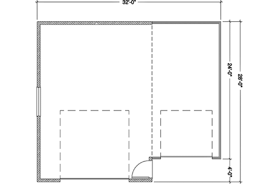 Floor Plan - Main Floor House Plan #410-3599, 0 bath