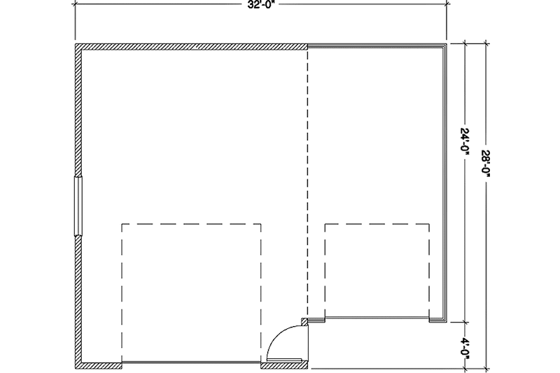 Architectural House Design - Floor Plan - Main Floor House Plan #410-3599, 0 bath