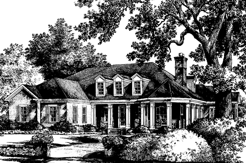 Dream House Plan - Exterior - Front Elevation 3 for Victorian House Plan #952-232 - 4 bed, 3 bath