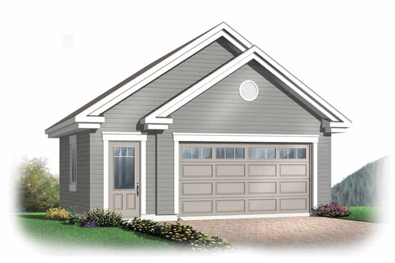 Dream House Plan - Exterior - Front Elevation 3 House Plan #23-2368, 0 bath