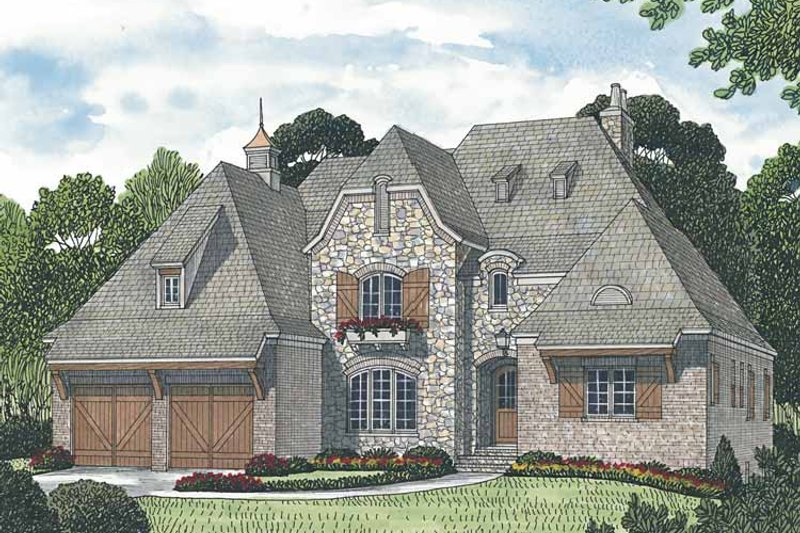 House Design - European Exterior - Front Elevation Plan #453-588