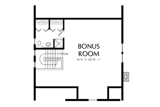 Floor Plan - Other Floor for Country House Plan #48-874 - 3 bed, 3.5 bath