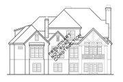 Country Style House Plan - 4 Beds 4.5 Baths 4083 Sq/Ft Plan #927-479 Exterior 