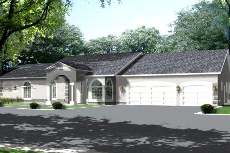 Home Plan - Ranch Exterior - Front Elevation Plan #1-793