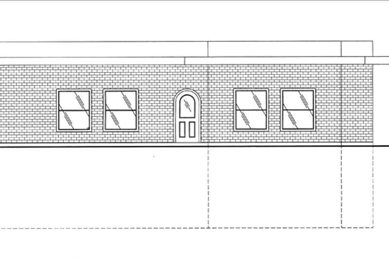 Dream House Plan - Exterior - Other Elevation for Contemporary House Plan #117-853 - 3 bed, 2 bath