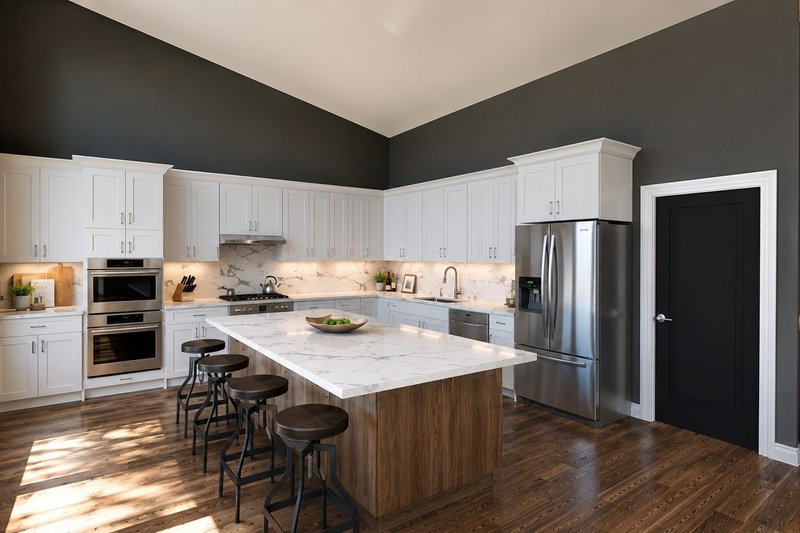 Dream House Plan - Interior - Kitchen for Modern House Plan #1064-489 - 2 bed, 2.5 bath