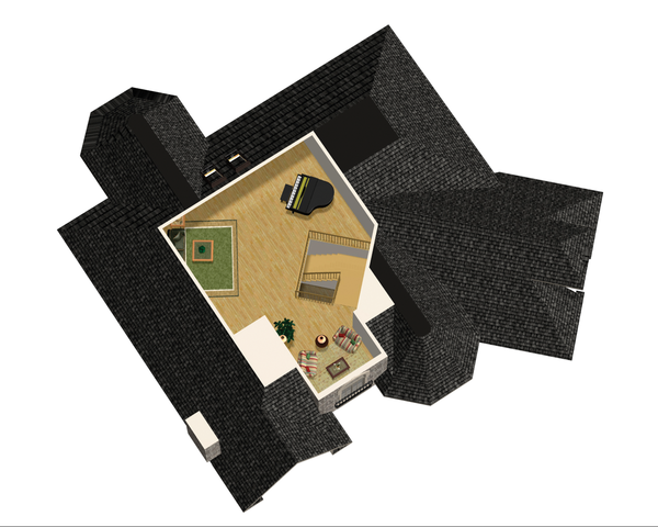 Architectural House Design - European Floor Plan - Upper Floor Plan #25-4695