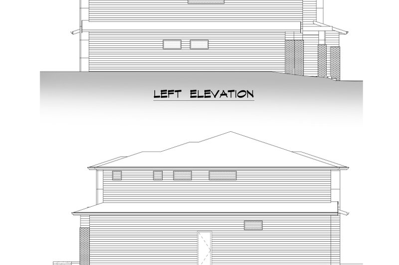 Home Plan - Exterior - Other Elevation 4 for Contemporary House Plan #1066-198 - 5 bed, 4.5 bath
