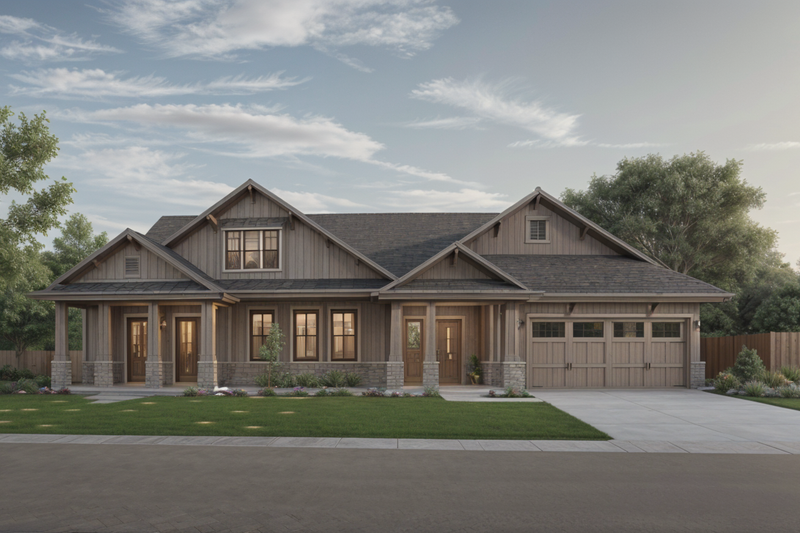 House Blueprint - Photo 6 for Farmhouse House Plan #1109-26 - 3 bed, 3.5 bath