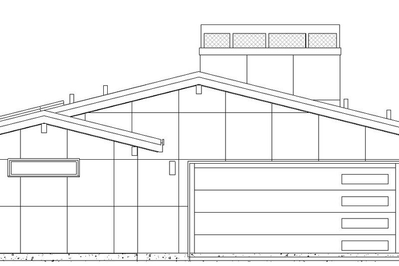 Dream House Plan - Exterior - Rear Elevation 1 for Modern House Plan #895-139 - 3 bed, 2 bath