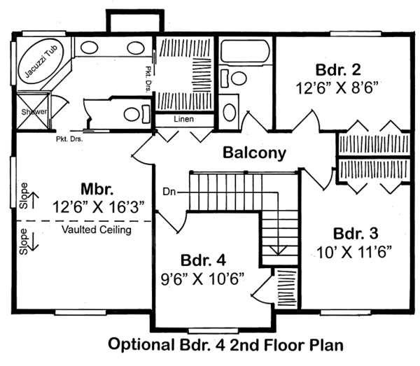 Country Floor Plan - Other Floor Plan #312-145