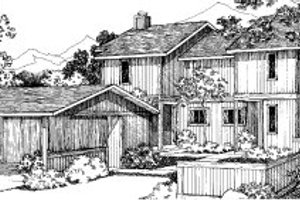 Exterior - Front Elevation Plan #303-150