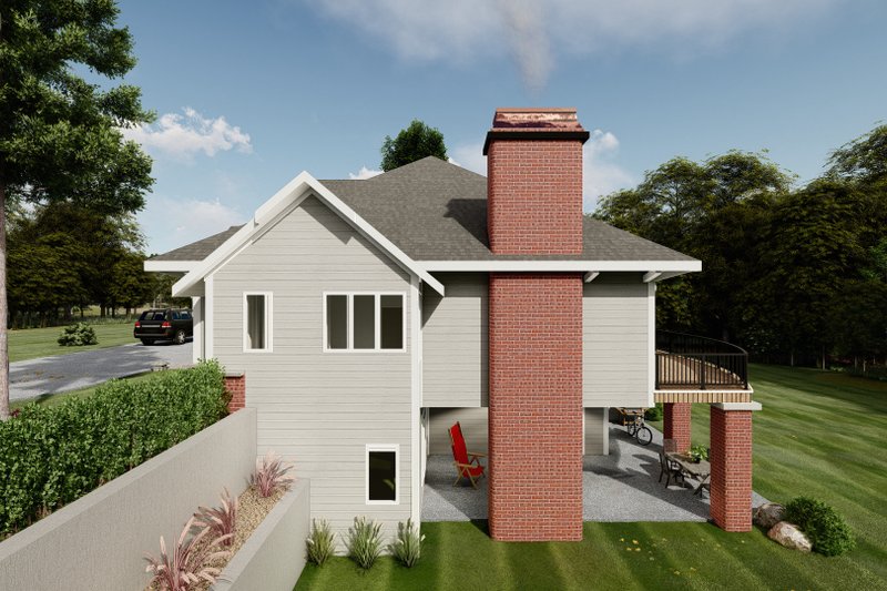 Architectural House Design - Exterior - Other Elevation 1 for Tudor House Plan #1122-20 - 2 bed, 2 bath