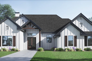 Craftsman Style House Plan - 4 Beds 3 Baths 2479 Sq/Ft Plan #1110-9 