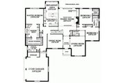 European Style House Plan - 5 Beds 4.5 Baths 3049 Sq/Ft Plan #137-227 
