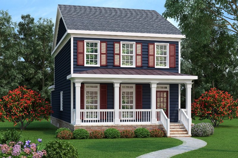 Dream House Plan - Southern Exterior - Front Elevation Plan #419-238
