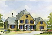 European Style House Plan - 4 Beds 3.5 Baths 3051 Sq/Ft Plan #901-34 