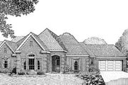 European Style House Plan - 4 Beds 2 Baths 2827 Sq/Ft Plan #410-353 