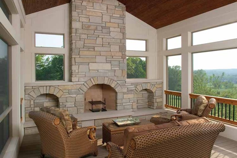 Architectural House Design - Interior - Family Room for Classical House Plan #928-55 - 3 bed, 2.5 bath