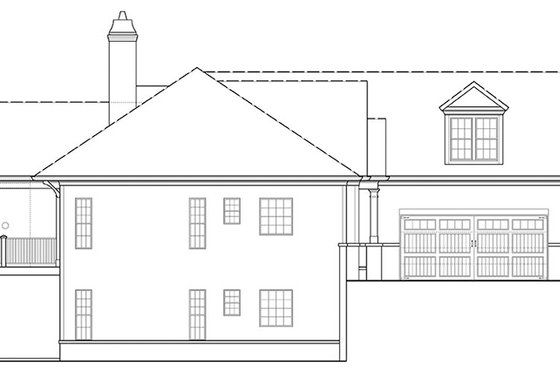 Exterior - Other Elevation 1 for Craftsman House Plan #119-425 - 4 bed, 3.5 bath