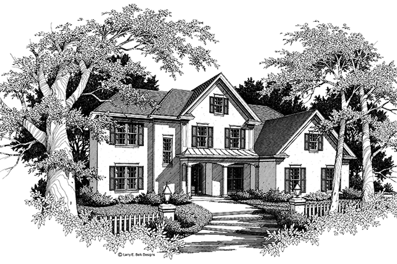Dream House Plan - Country Exterior - Front Elevation Plan #952-40
