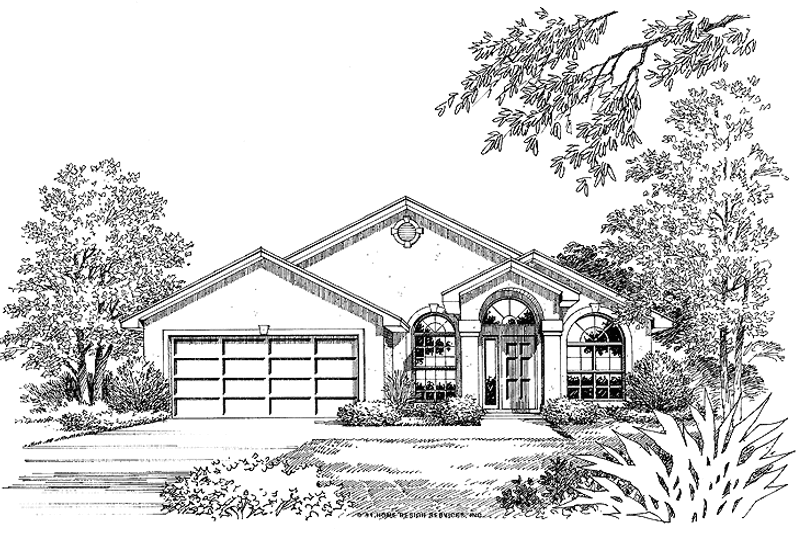 Dream House Plan - Contemporary Exterior - Front Elevation Plan #417-481