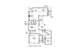 Floor Plan - Main Floor for Mediterranean House Plan #449-18 - 3 bed, 4 bath
