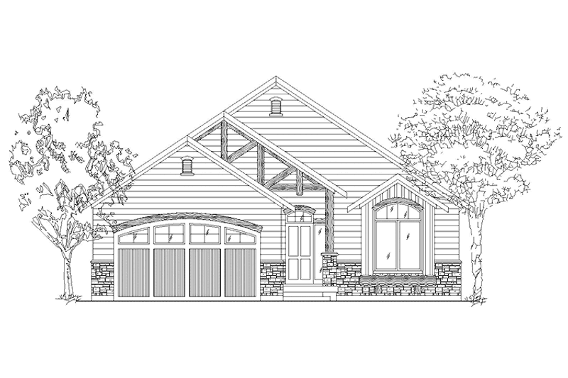 House Plan Design - Traditional Exterior - Front Elevation Plan #945-82
