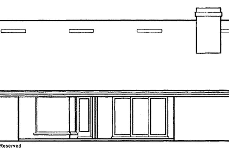 Dream House Plan - Exterior - Rear Elevation for Mediterranean House Plan #417-532 - 4 bed, 2 bath