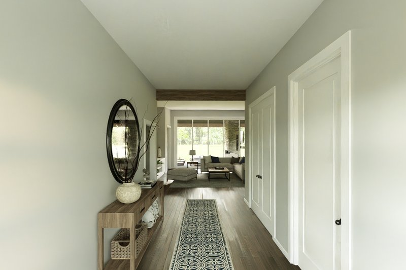 House Blueprint - Interior - Entry for Barndominium House Plan #1064-455 - 3 bed, 2.5 bath