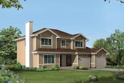 Traditional Style House Plan - 3 Beds 2.5 Baths 1927 Sq/Ft Plan #57-452 