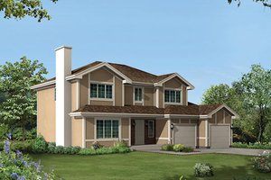 Traditional Exterior - Front Elevation Plan #57-452