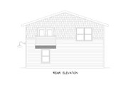 Traditional Style House Plan - 2 Beds 1 Baths 680 Sq/Ft Plan #932-722 