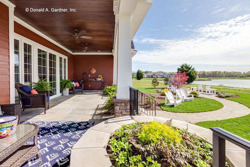 Dream House Plan - Exterior - Outdoor Living 1 for Craftsman House Plan #929-839 - 5 bed, 4 bath