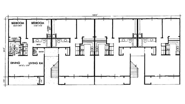House Plan Design - Prairie Floor Plan - Main Floor Plan #320-1034