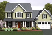 Country Style House Plan - 3 Beds 2.5 Baths 2056 Sq/Ft Plan #1010-78 